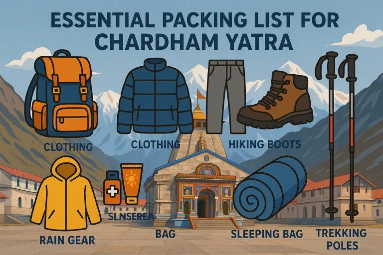Essential Packing List for Chardham Yatra: What to Pack for Chardham Pilgrimage
