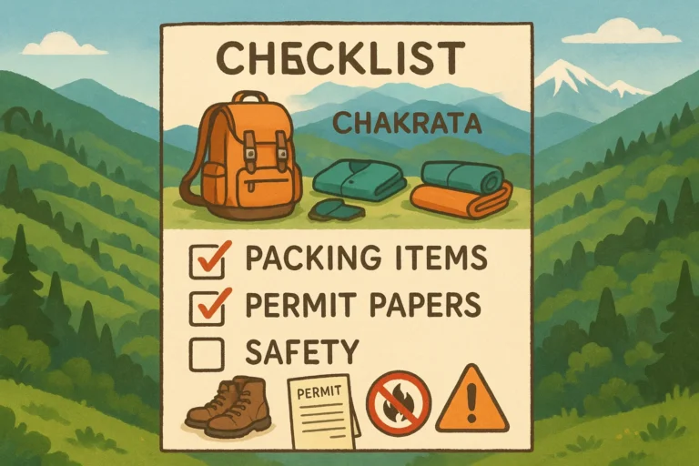 Essential Travel Checklist for Chakrata (Packing, Permits, Safety)